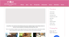 Desktop Screenshot of livingpretty.co.uk